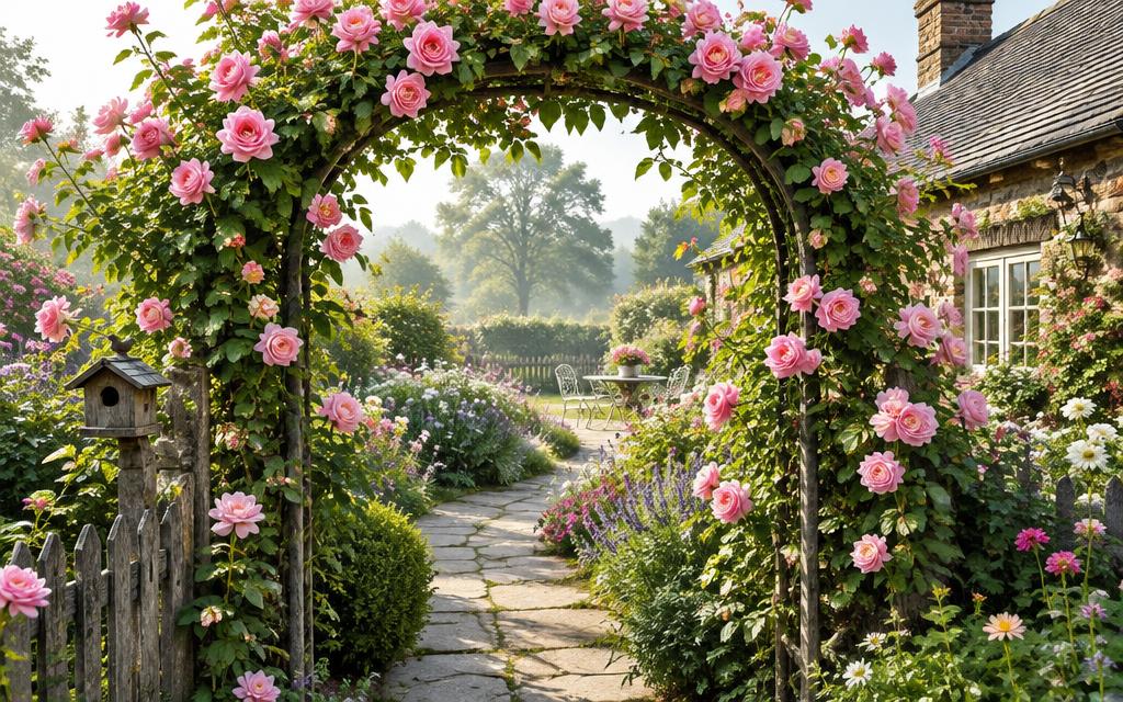 Le jardin de roses qui attire des visiteurs de toute l'Europe