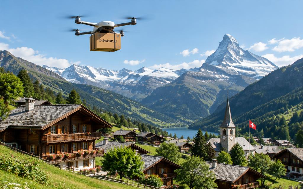 Vos colis livrés par drone en 12 minutes dans les villages de montagne